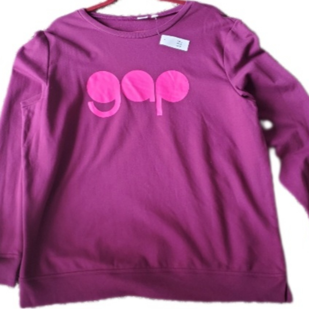 NWT GAP VINTAGE INSPIRED PLUM SWEATSHIRT SZ. XL TALL